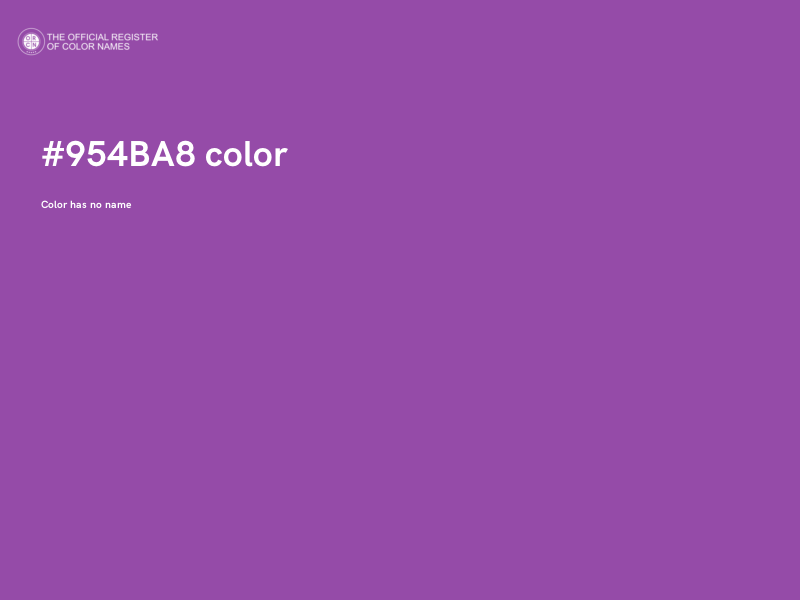 #954BA8 color image
