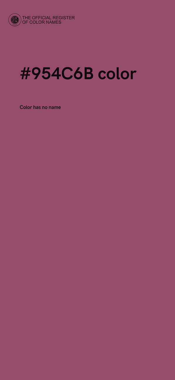 #954C6B color image