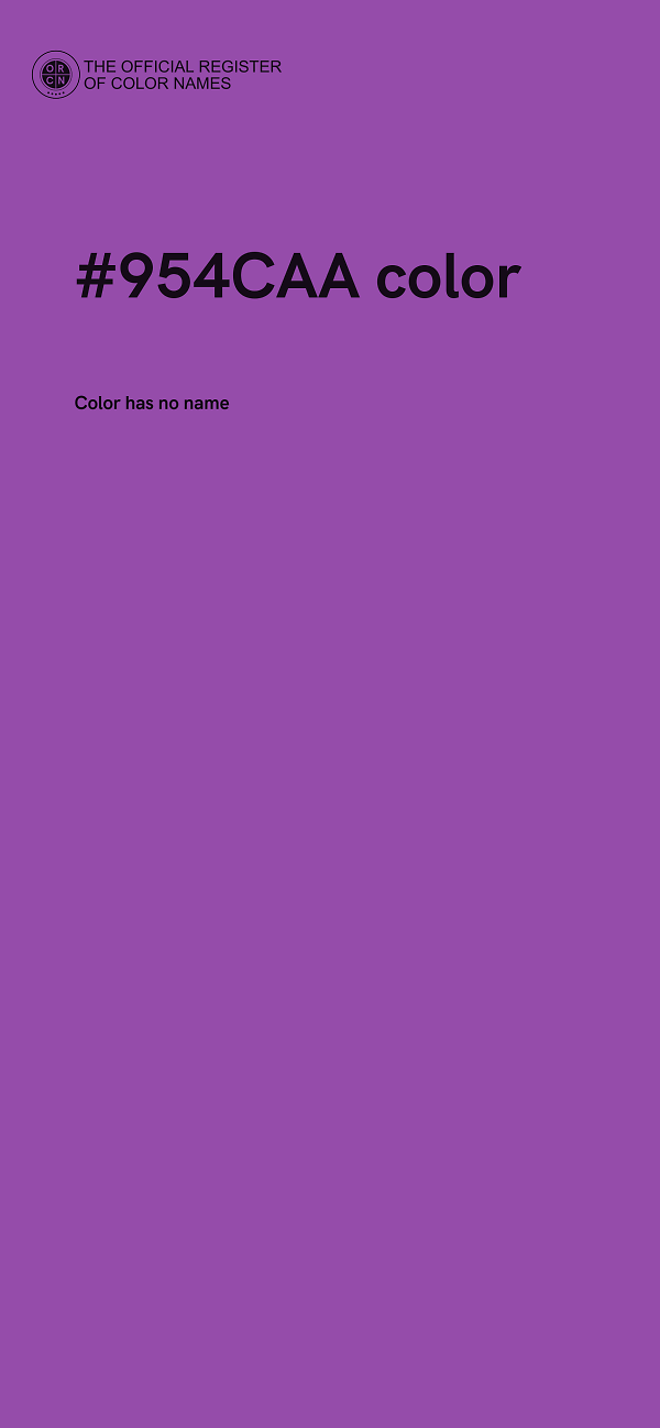 #954CAA color image