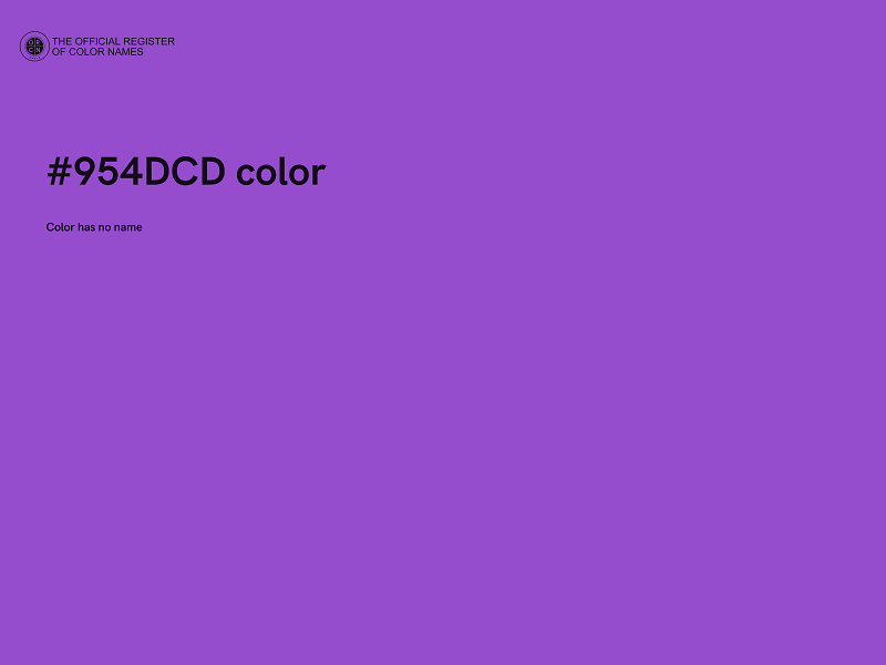 #954DCD color image