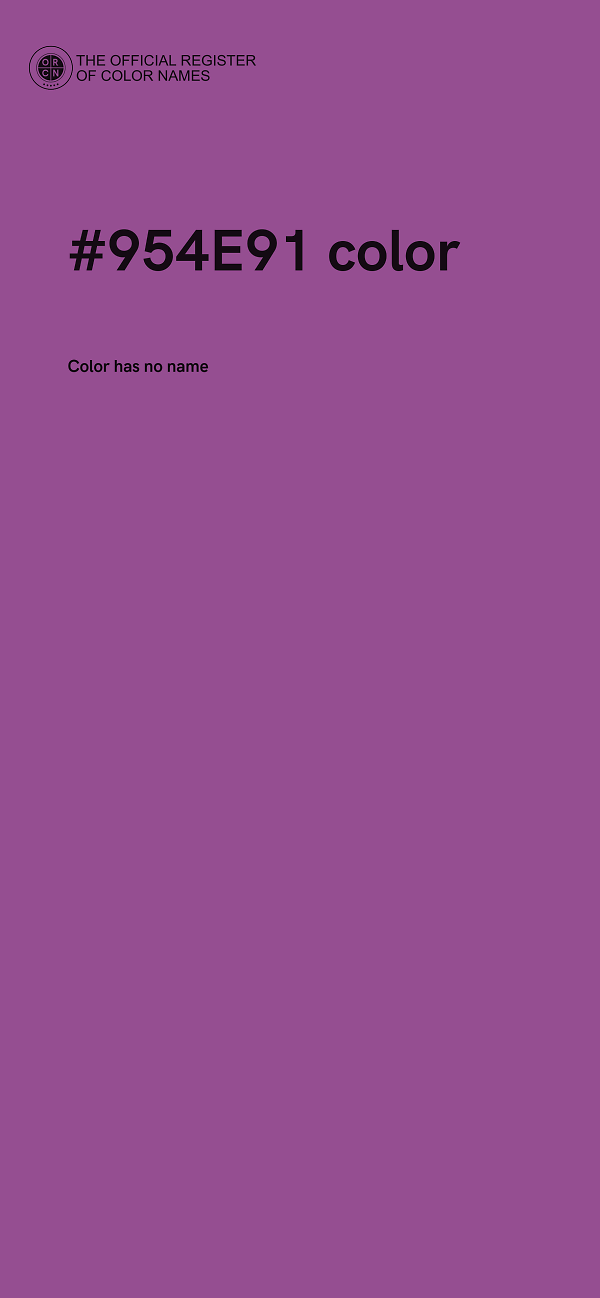 #954E91 color image