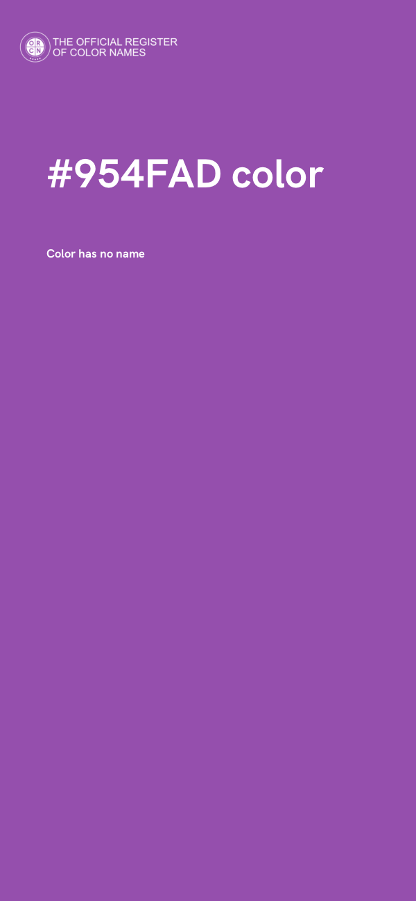 #954FAD color image