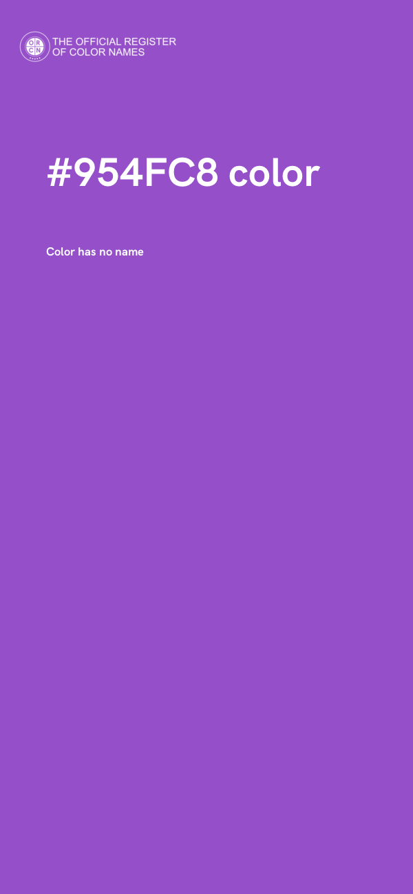 #954FC8 color image
