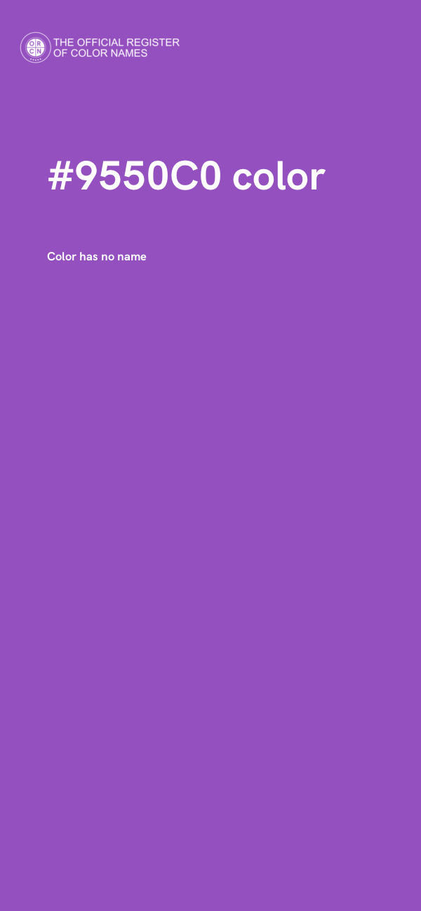 #9550C0 color image