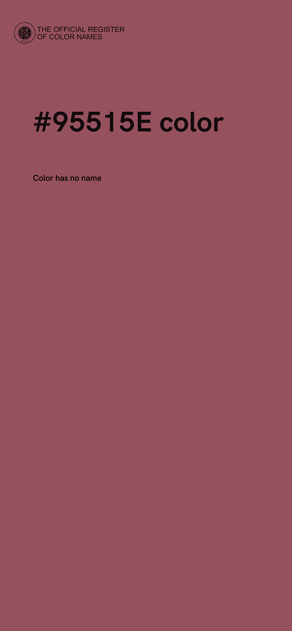 #95515E color image
