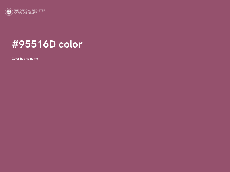 #95516D color image