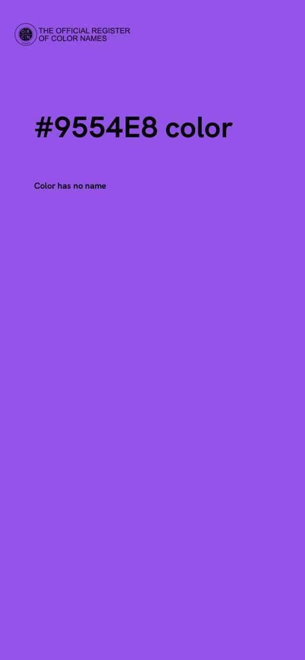 #9554E8 color image