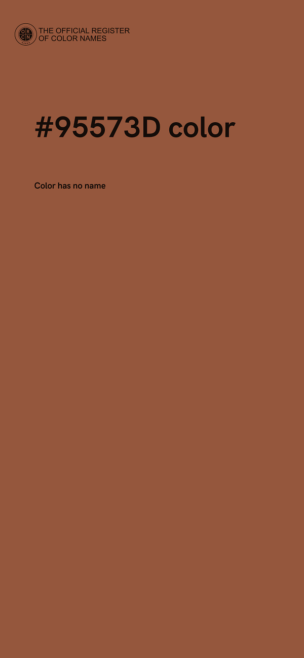 #95573D color image