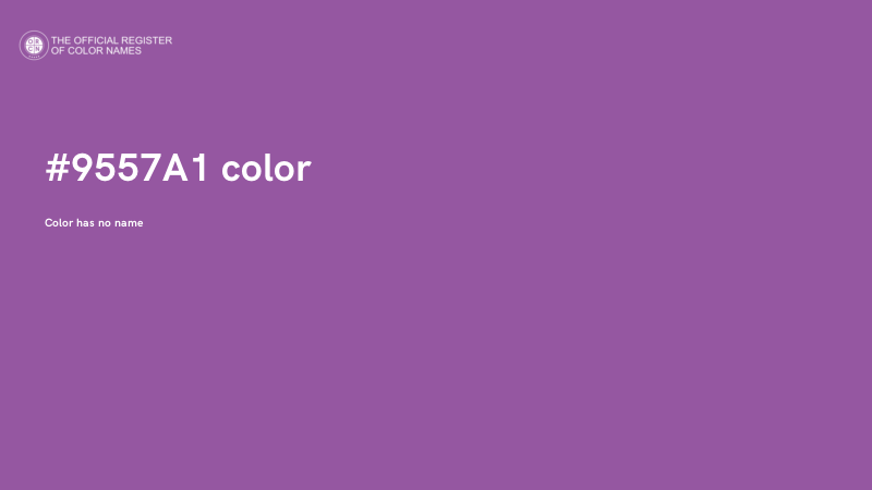 #9557A1 color image