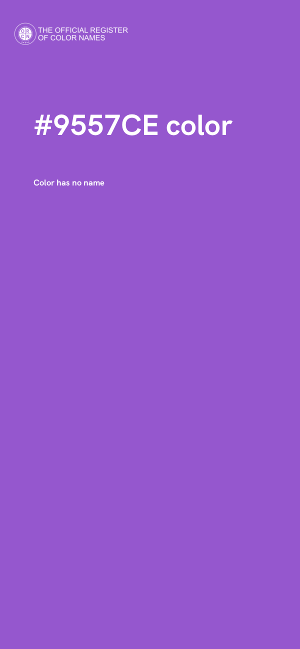 #9557CE color image