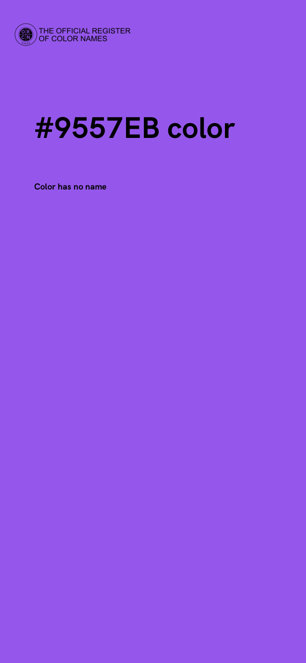 #9557EB color image
