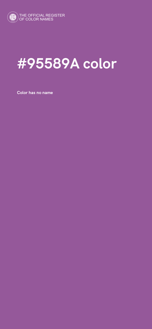 #95589A color image