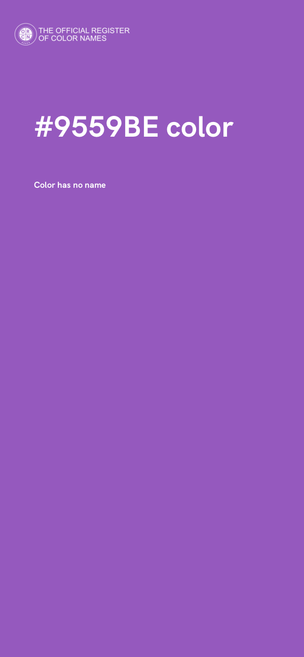 #9559BE color image