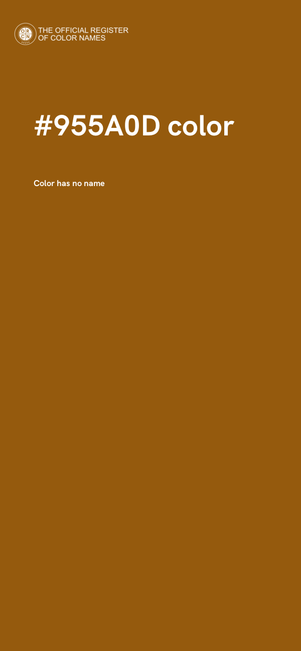 #955A0D color image