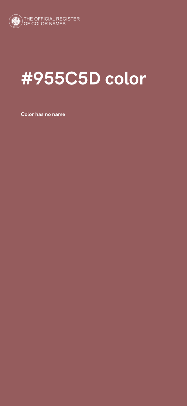 #955C5D color image