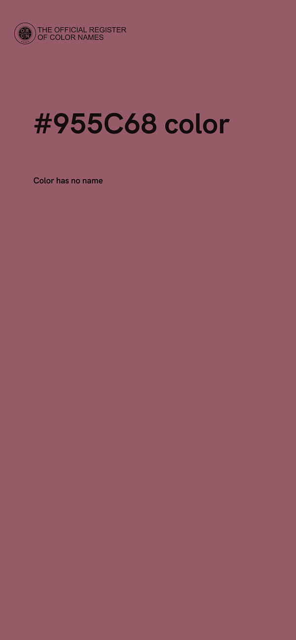 #955C68 color image