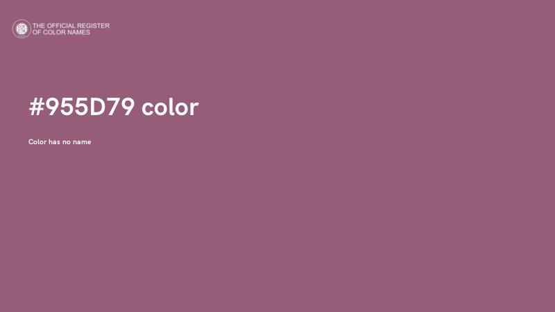 #955D79 color image