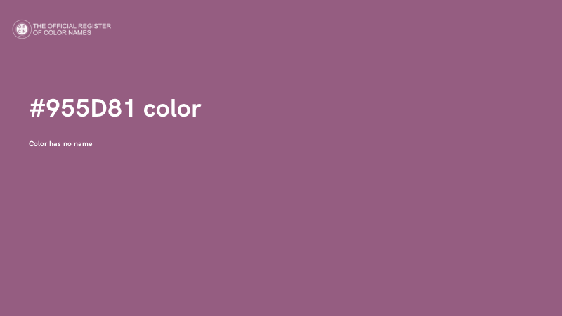 #955D81 color image