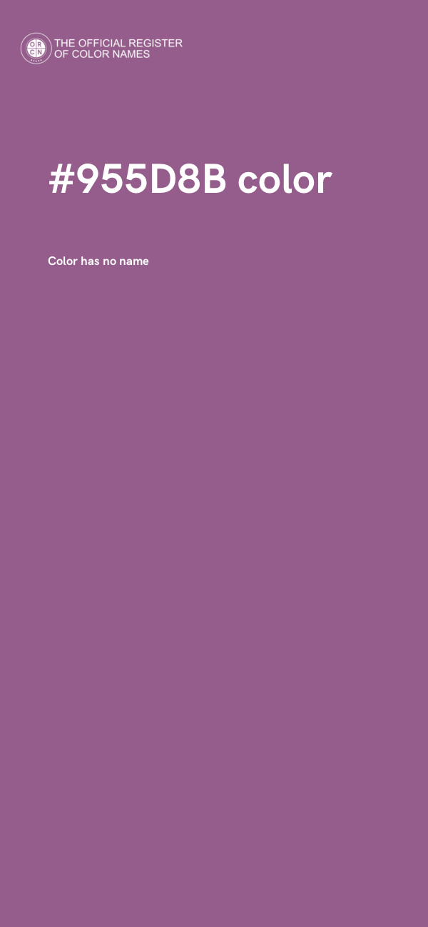 #955D8B color image