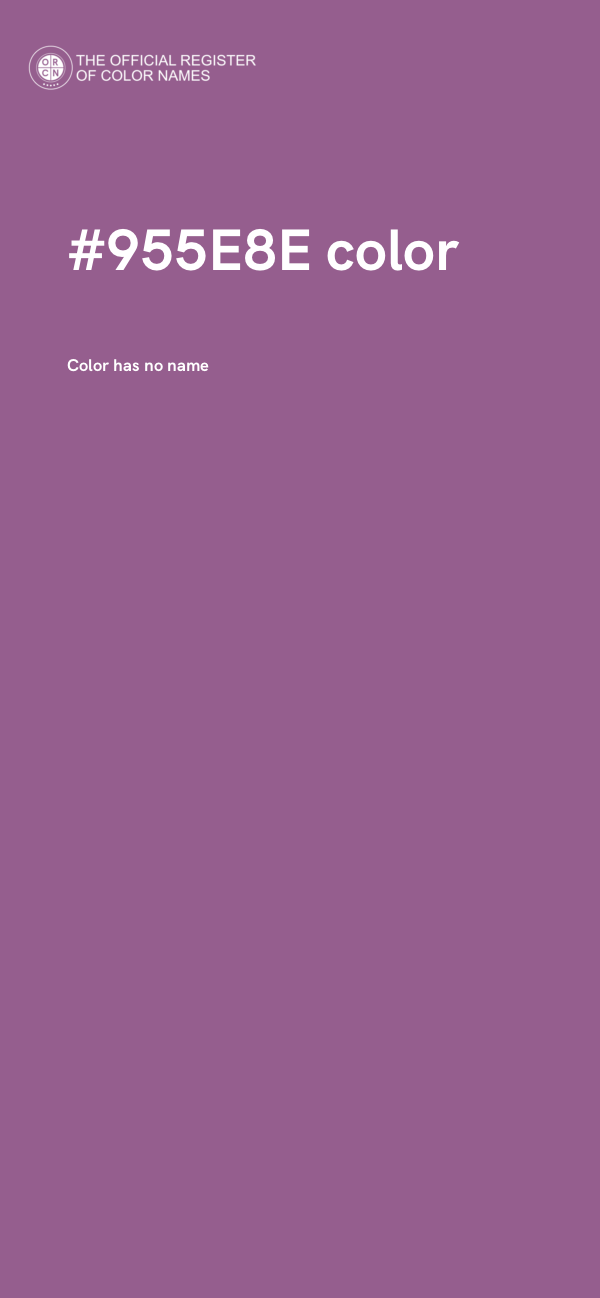 #955E8E color image