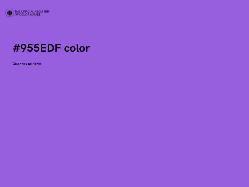 #955EDF color image