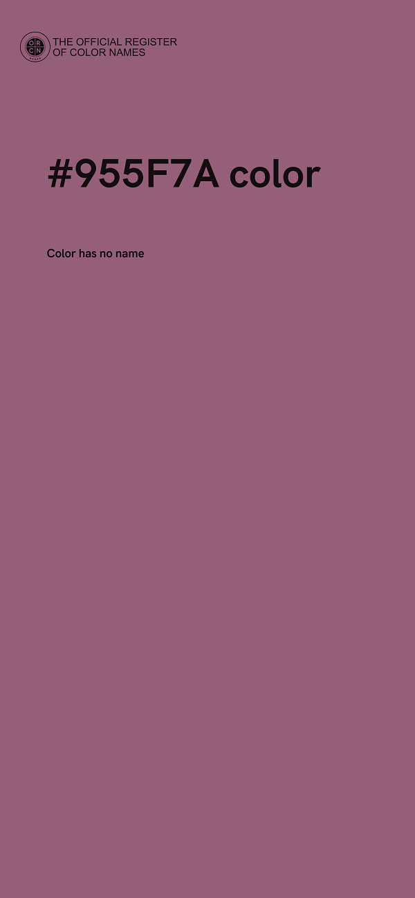 #955F7A color image
