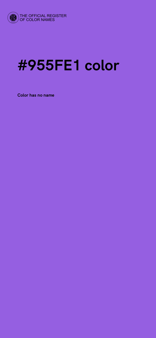 #955FE1 color image