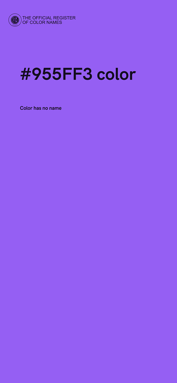 #955FF3 color image