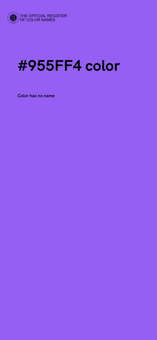 #955FF4 color image