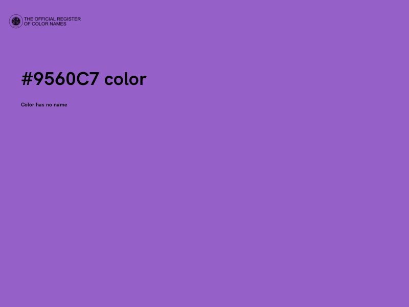 #9560C7 color image