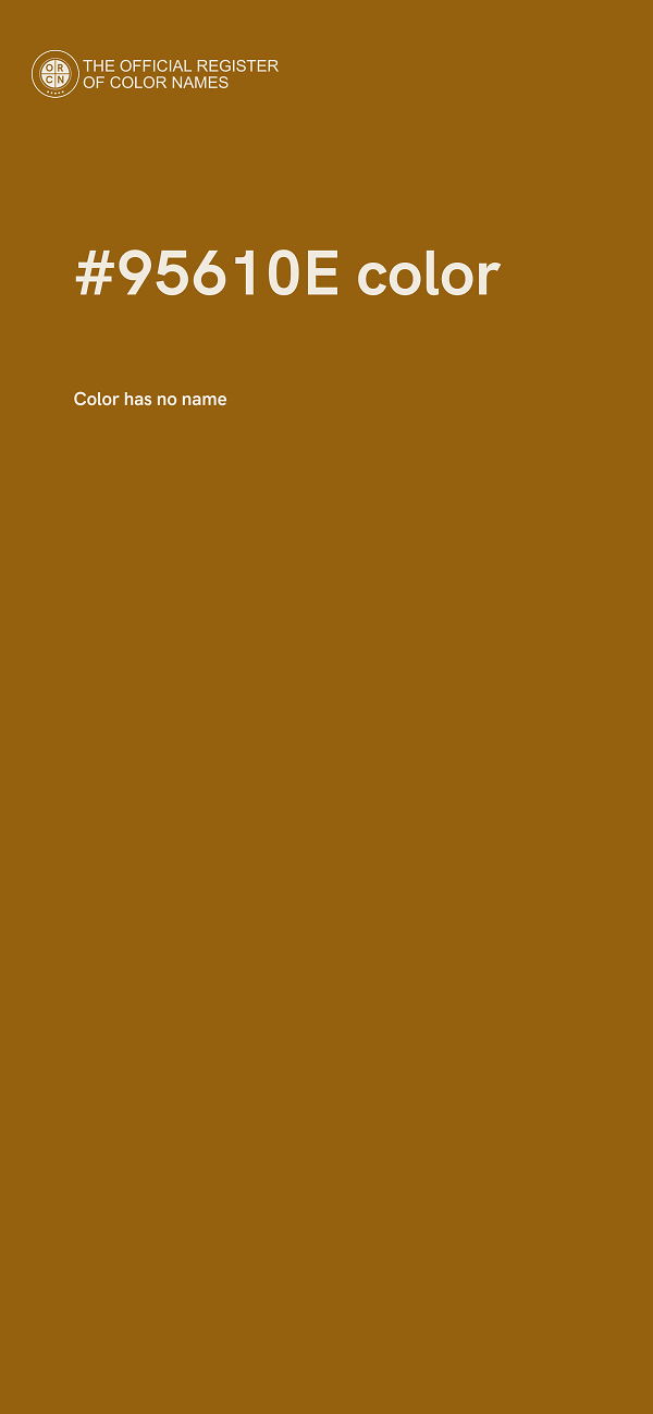 #95610E color image