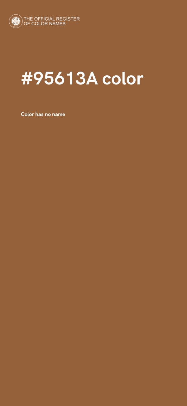 #95613A color image