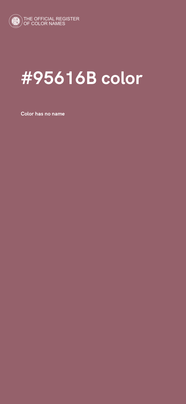 #95616B color image