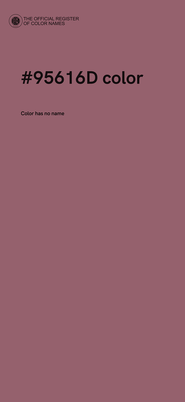 #95616D color image