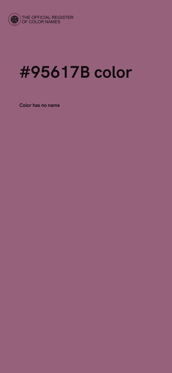 #95617B color image