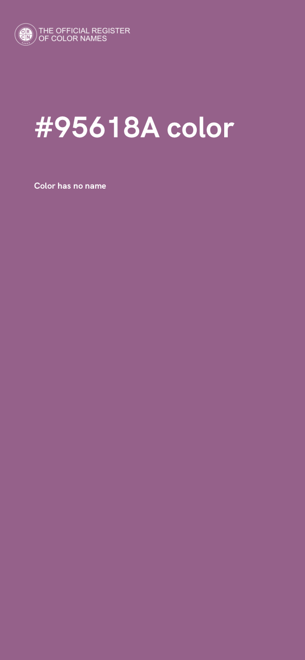 #95618A color image