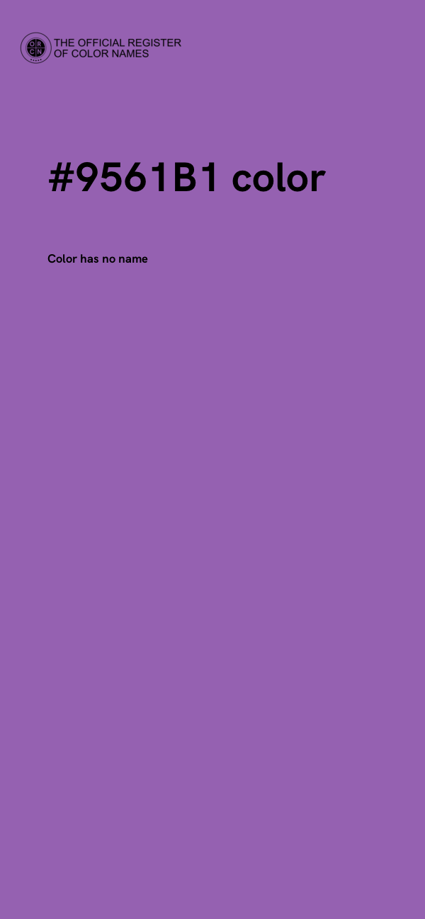 #9561B1 color image