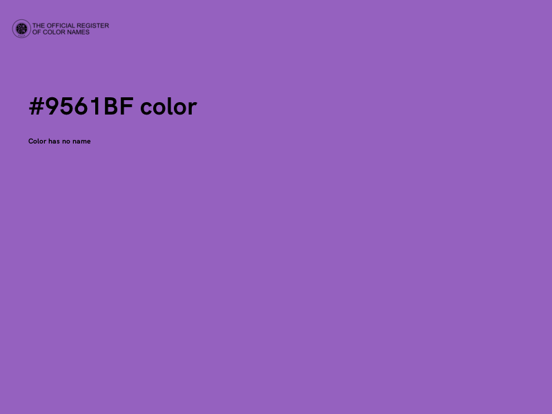 #9561BF color image