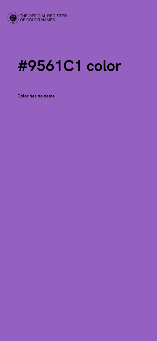 #9561C1 color image