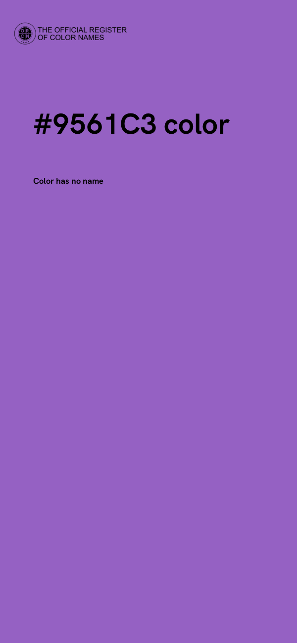 #9561C3 color image