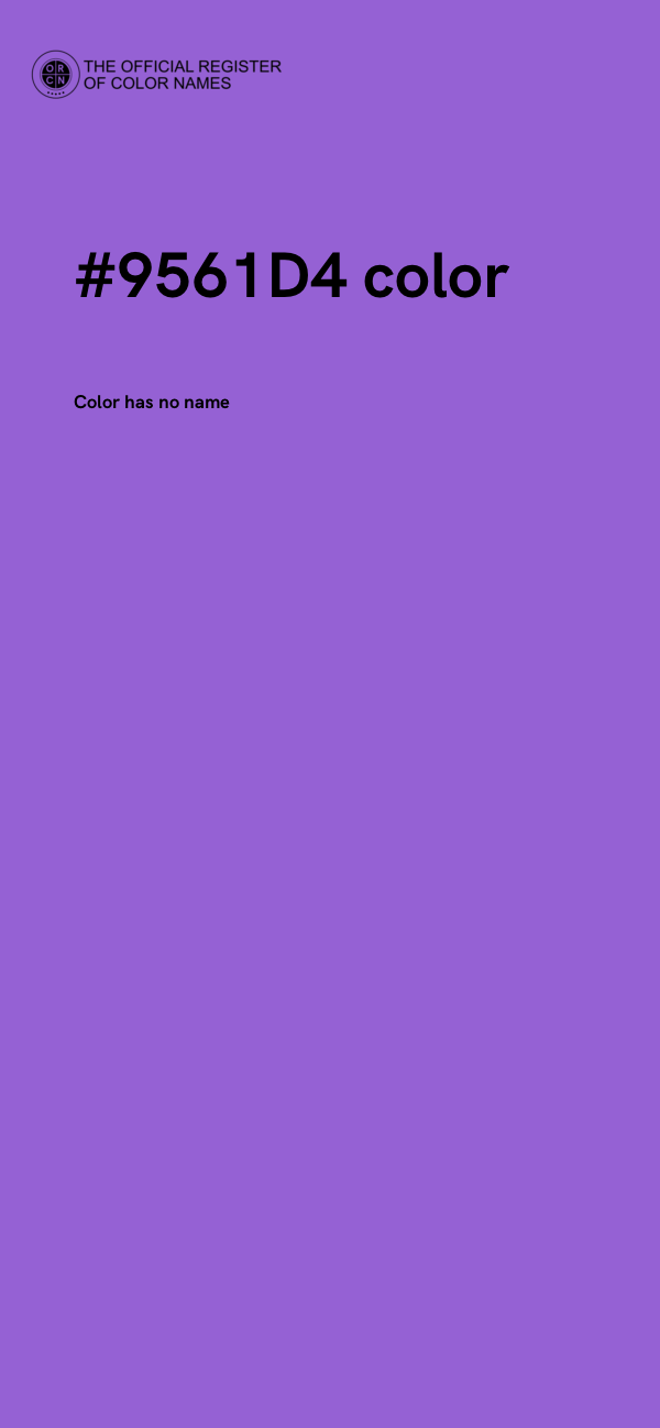 #9561D4 color image