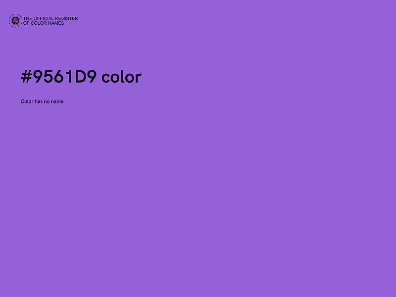 #9561D9 color image