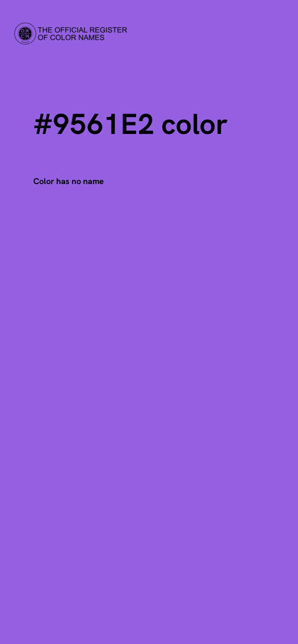 #9561E2 color image