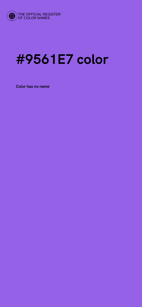 #9561E7 color image