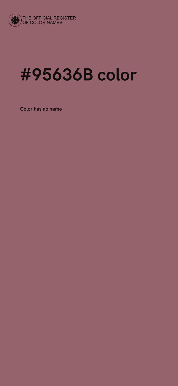 #95636B color image