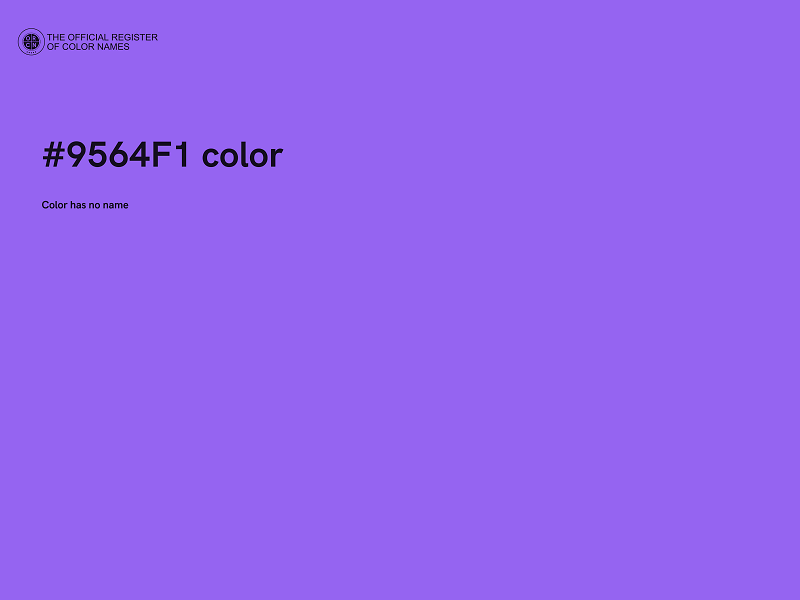 #9564F1 color image