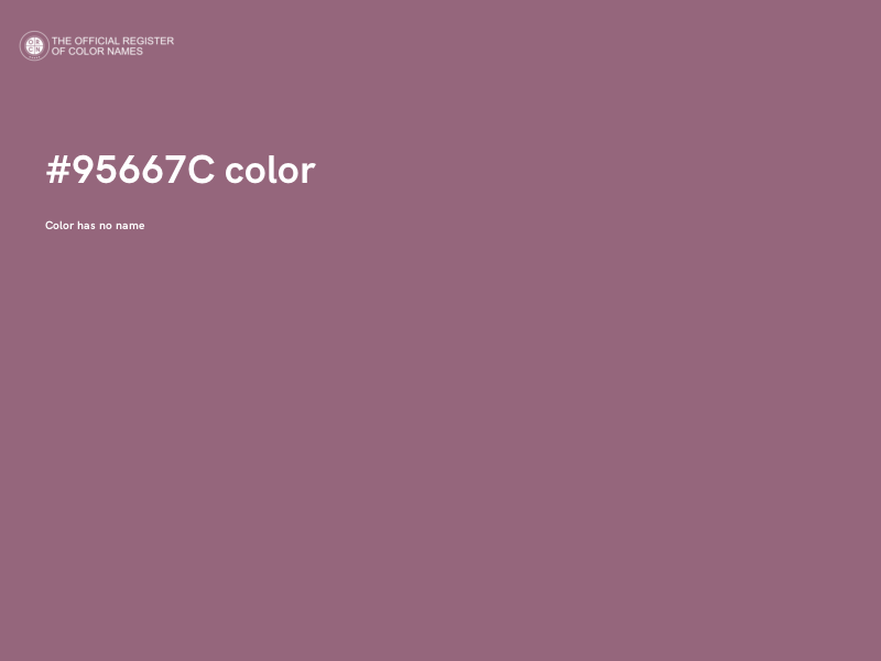#95667C color image