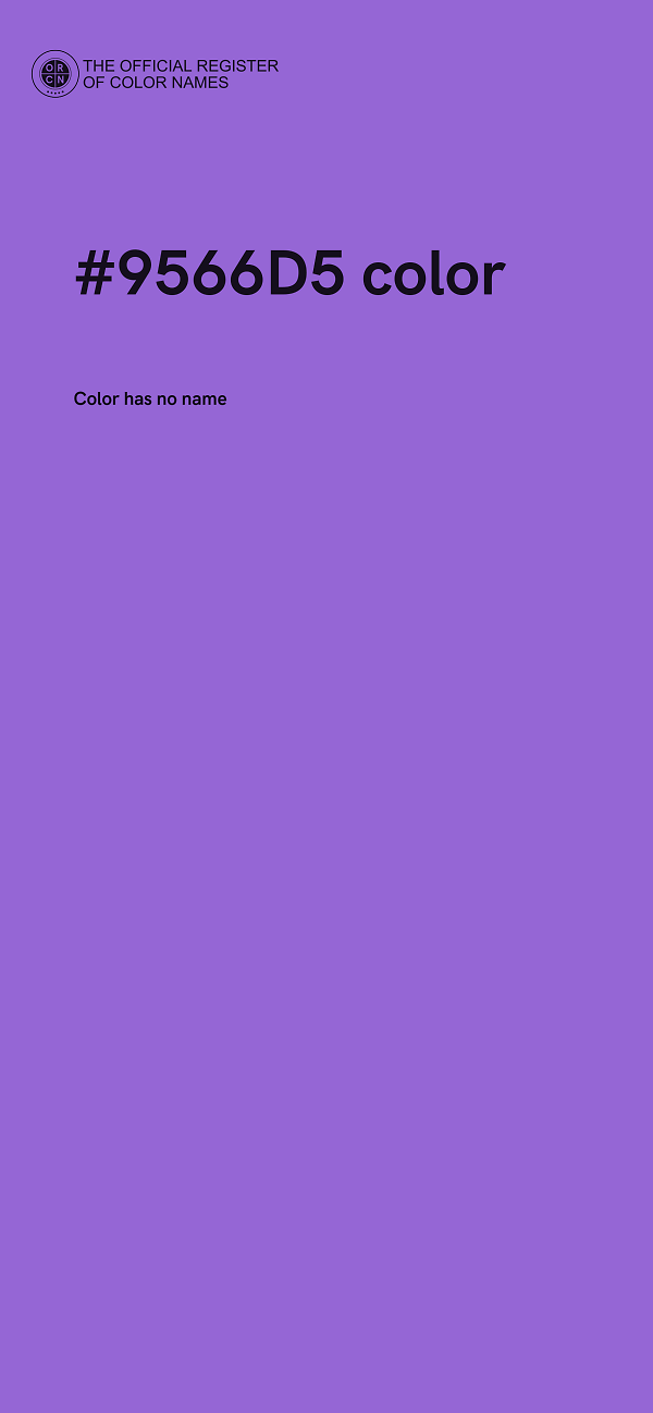 #9566D5 color image