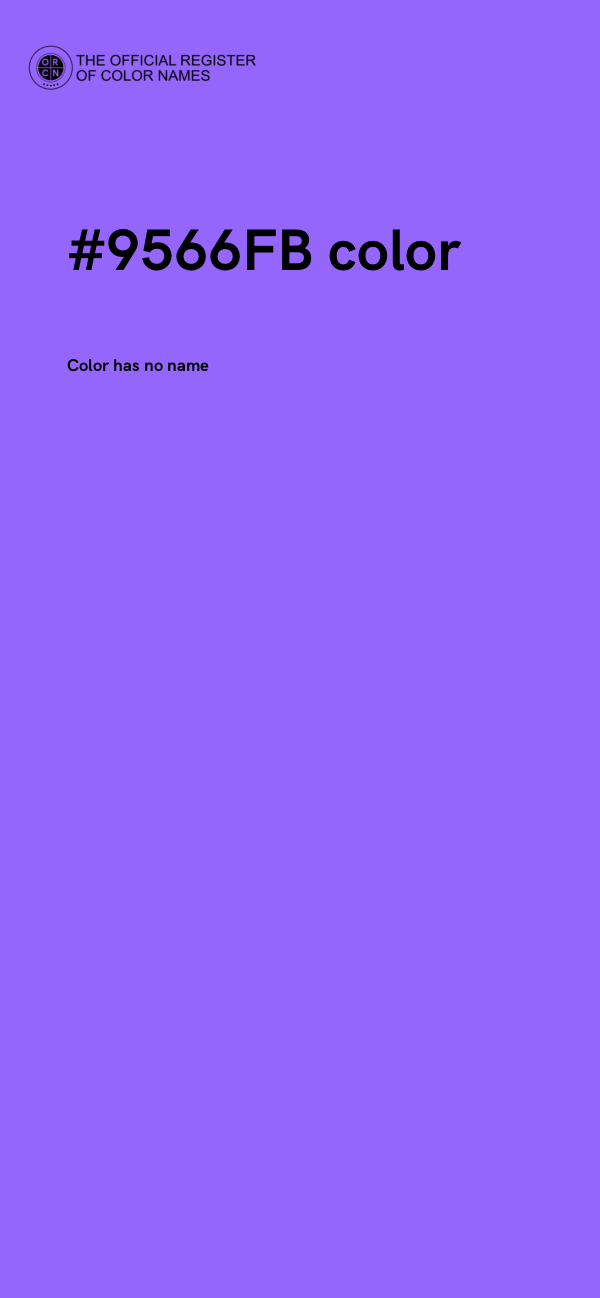 #9566FB color image