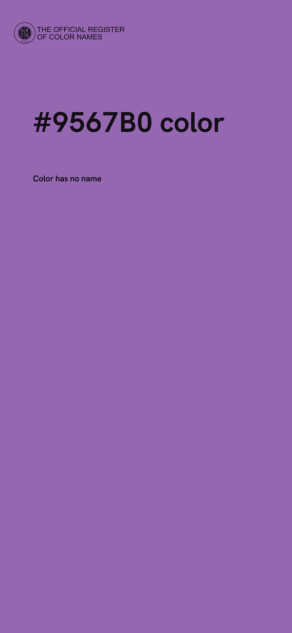 #9567B0 color image